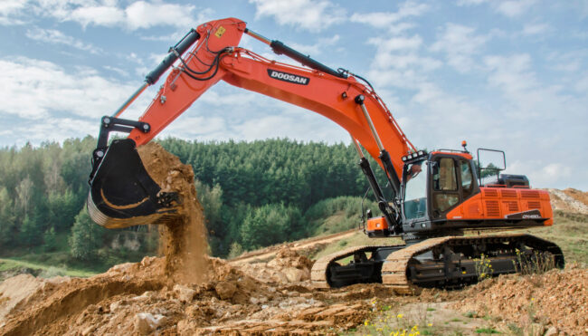 doosan экскаватор